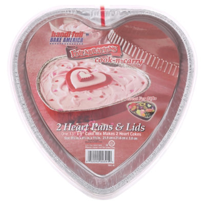 Handi Foil Sweetheart Pans - 2 CT - Image 3
