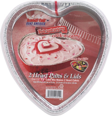Handi Foil Sweetheart Pans - 2 CT - Image 2