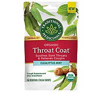 Traditional Medicinals Throat Coat Eucalptus Mint - 16CT