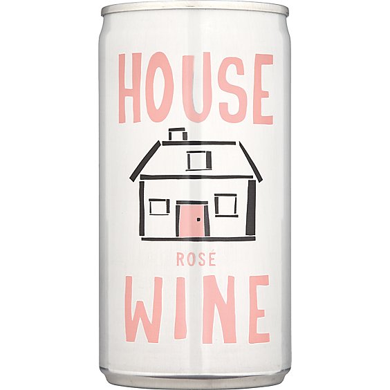 House Wine Rose Can Wine - 187 ML