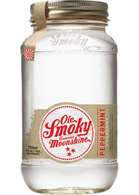 Ole Smoky Moonshine Peppermint Whiskey - 750 Ml. - Image 1