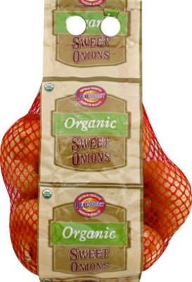 Onions Sweet 3lb Bag Organic - 3 LB - Image 2