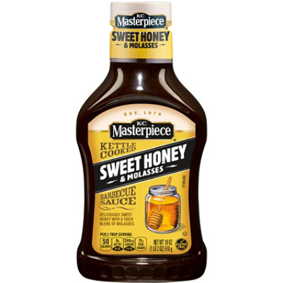 KC Masterpiece Sweet Honey And Molasses Barbecue Sauce - 18 Oz - Image 1