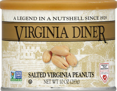 Virgina Diner Salted Peanuts - 10 OZ - Image 2