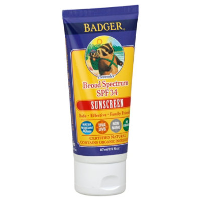 Badger Lavender Cream 30 Spf - 2.9 OZ - Image 1