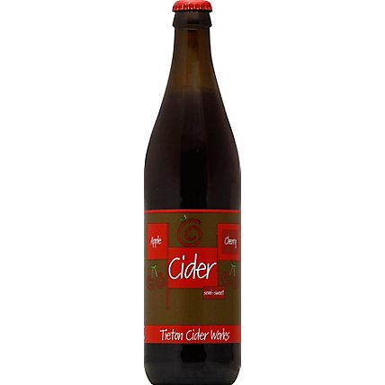 Tieton Cider Cherry In Bottles - 16.9 FZ - Image 2