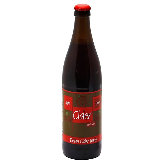 Tieton Cider Cherry In Bottles - 16.9 FZ