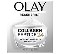 Olay Regenerist Collagen Peptide 24 Fragrance Free Face Moisturizer - 1.7 Oz