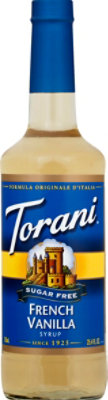 Torani Syrup Vanilla French Free Sugar - 750 ML - Image 2