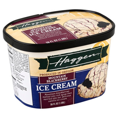 Haggen Mountain Blackberry Ice Cream - 56 FZ - Image 1