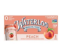 Waterloo Peach Sparkling Water - 8-12 FZ