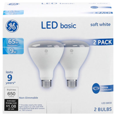 G.e.  65 Watt 10k Hour Led Bulb - 2 CT - Image 3