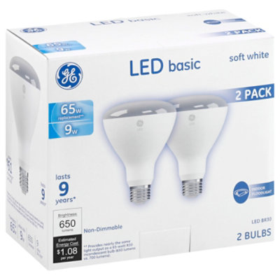 G.e.  65 Watt 10k Hour Led Bulb - 2 CT - Image 1