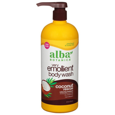 Alba Botanica Bath & Shower Gel Coconut Rescue - 32 Fl. Oz. - Image 3