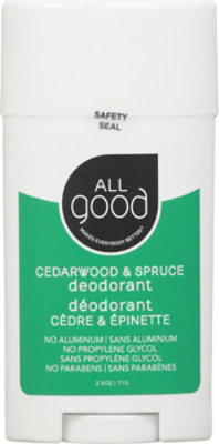 All Good Deodorant Cedarwood & Spruce - 2.5 Oz - Image 2