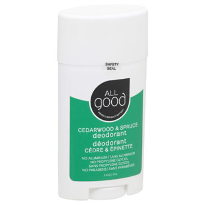 All Good Deodorant Cedarwood & Spruce - 2.5 Oz - Image 1