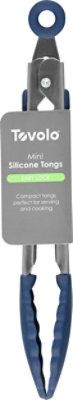 Tovolo Mini Silicone Tongs Dark Blue - Each - Image 2