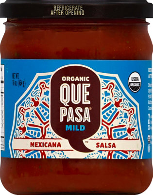 Que Pasa Organic Mild Salsa - 16 OZ - Image 2