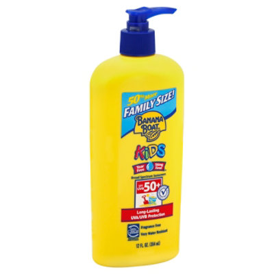 Banana Boat Kids 50 Spf - 12 FZ - Image 1