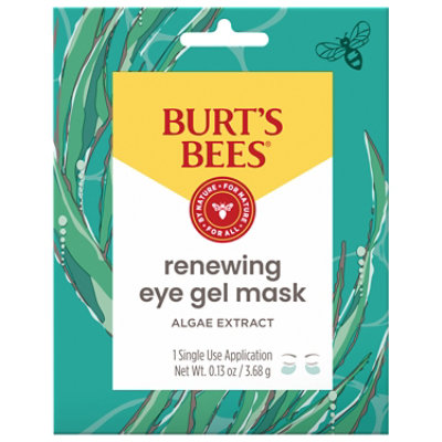 Burts Bees Renewing Natural Hydrogel Eye Mask With Algae Extract - Single - EA - Image 3