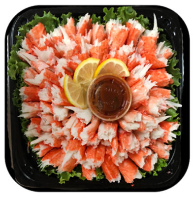 Snow Crab Flavor Surimi A Ckd Fish Protein Tray Net Wet 36 Oz - EA - Image 1