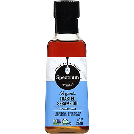 Spectrum Organic Toasted Sesame Oil - 8 FZ - Image 2