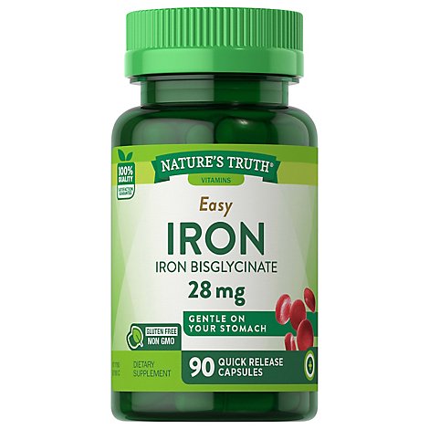 Natures Truth Easy Iron 28mg - 90 CT