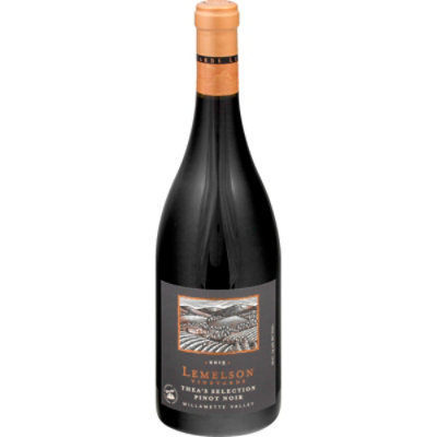 Lemelson Theas Pinot Noir Wine - 750 ML - Image 3