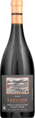 Lemelson Theas Pinot Noir Wine - 750 ML - Image 2