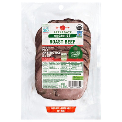 Applegate Sliced Roast Beef Organic - 5 OZ - Image 3