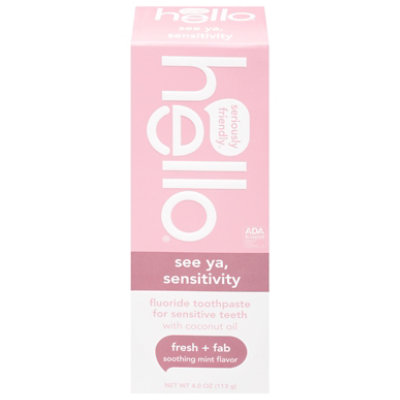 Hello See Ya Sensitivity Toothpaste - 4 Oz. - Image 2