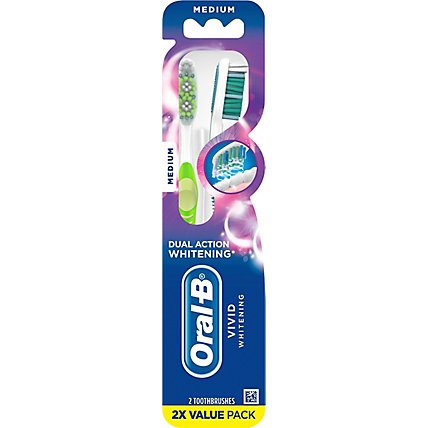 Oral-B Vivd Toothbrush & Toothpaste - 2 CT - Image 2