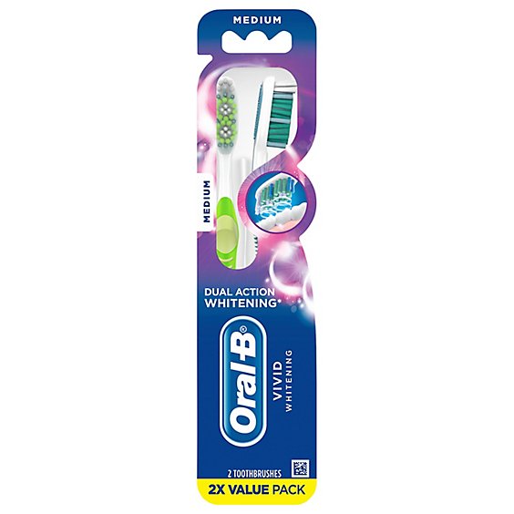 Oral-B Vivd Toothbrush & Toothpaste - 2 CT