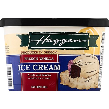 Haggen French Vanilla Ice Cream - 56 FZ - Image 2