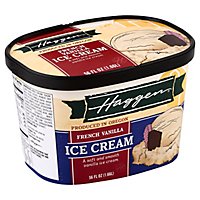 Haggen French Vanilla Ice Cream - 56 FZ - Image 1