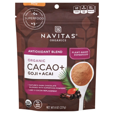 Navitas Cacao Plus Antioxidant Powder - 8 OZ - Image 3