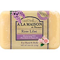A La Maison Bar Soap Rose Lilac - 8.8 OZ - Image 2