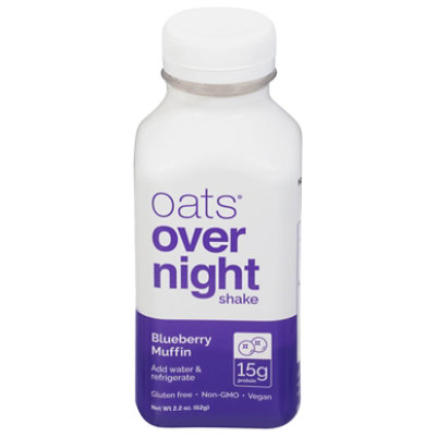 Blueberry Muffin Bottled Overnight Oats Shake 2.2 oz (Pack of 6)