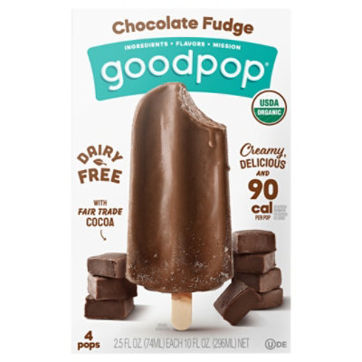 Good Pop Chocolate Fudge Bars - 4-2.75 OZ - Image 3