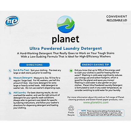 Plan Laundry Pwd Ultra - 64 OZ - Image 4