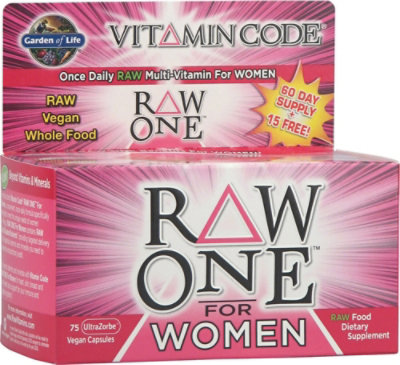 Garden Of Life Vitamin Code Raw One Womens - 75 CT - Image 1