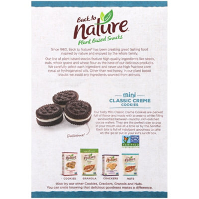 Back To Nature Classic Creme Cookie - 6 OZ - Image 6