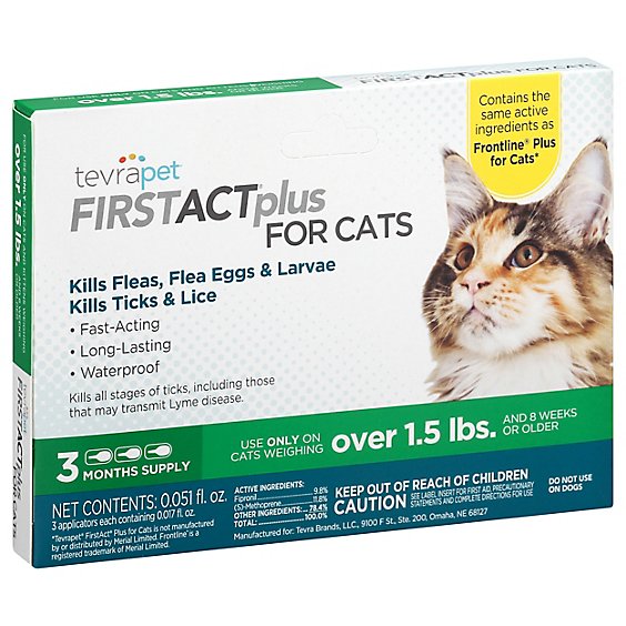 Tvrpt Firstact Plus Cats - 3 CT