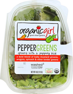 Org Girl Pepper Greens - 4 OZ - Image 2