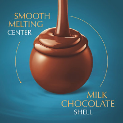 Lindt LINDOR Sea Salt Milk Chocolate Candy Truffles Bag - 5.1 Oz - Image 2