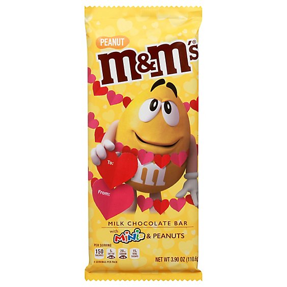 Mars M&m Tablet Bar Peanut - 3.9 OZ