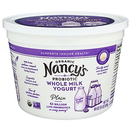 Nancys Yogurt Whole Plain - 64 OZ - Image 1