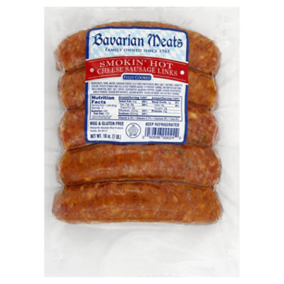 Bavarian Meats Hot Cheese Sausage - 16 OZ - Image 1