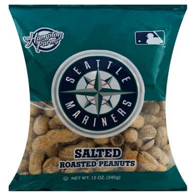 Seattle Mariners Roasted & Salted Peanuts - 12 OZ - Image 1