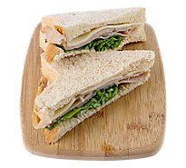 Haggen Homestyle Ham on Wheat Sandwich - Made Right Here Always Fresh - Ea.